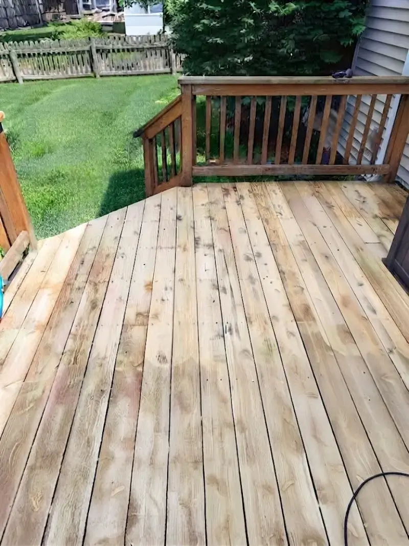 Wood deck cleaning results near Plant City