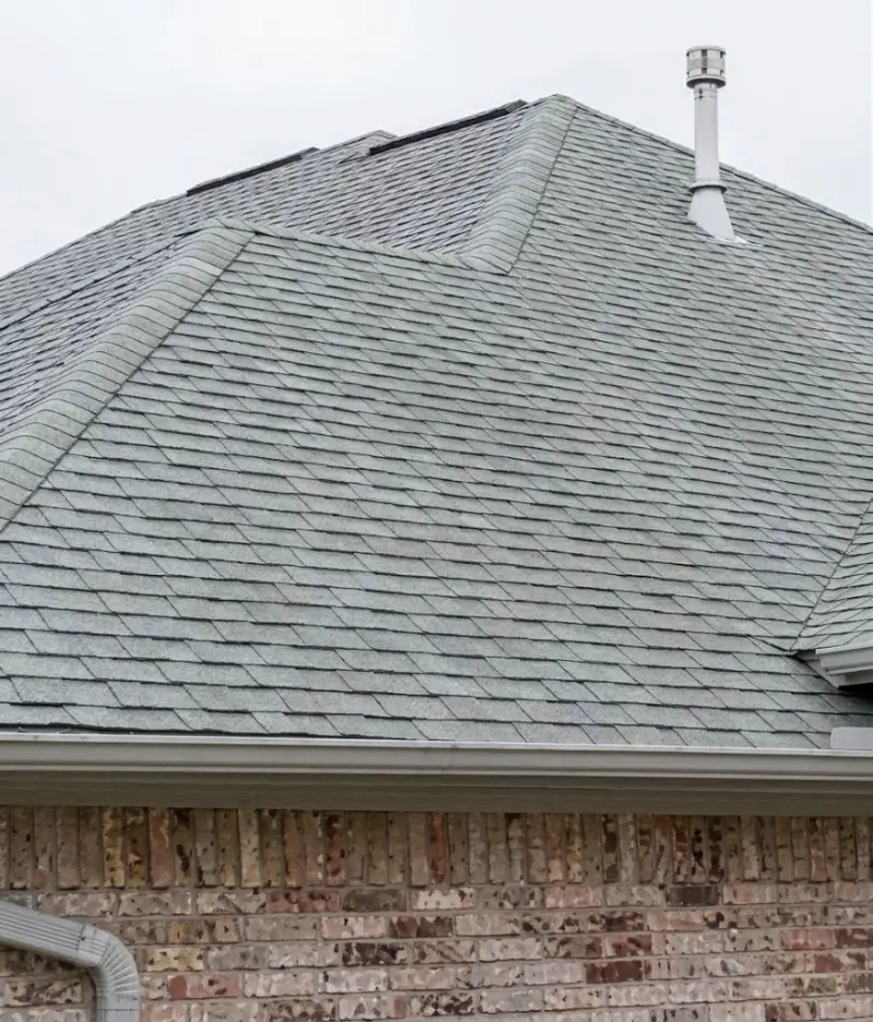 Roof cleaning Plant City results after a soft wash algae treatment